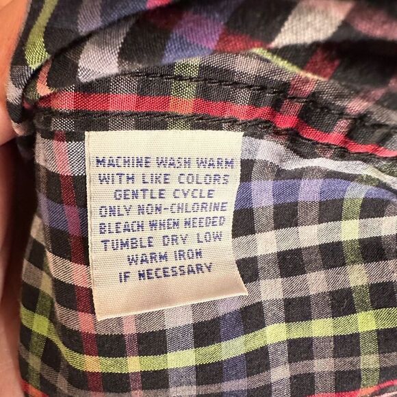 Men's Multicolor Plaid Shirt - Picture 3 of 5